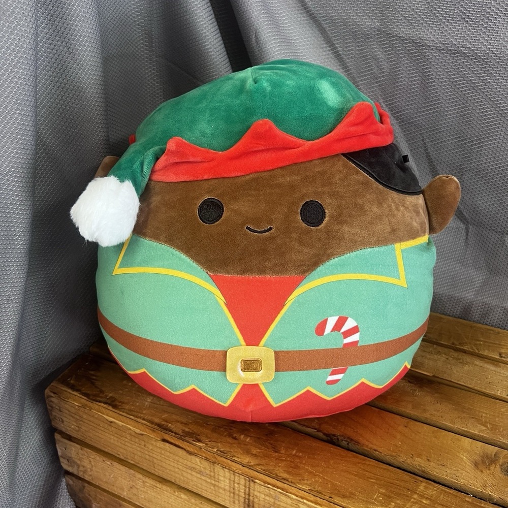 Squishmallow 14" Orazlo The Elf Christmas Kelly Stuffed Toy Christmas Plush